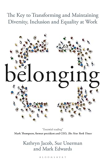 White book cover of Belonging by Sue Unerman