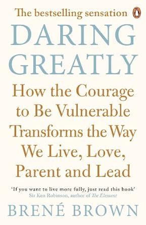 Beige book cover of Daring Greatly