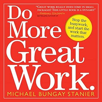 Red book cover of Do More Great Work