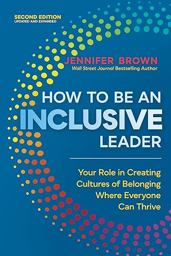 Blue book cover of How to be an Inclusive Leader