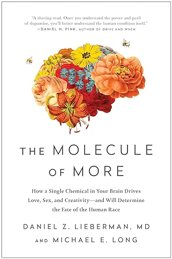 White book cover showing a brain made up of flowers