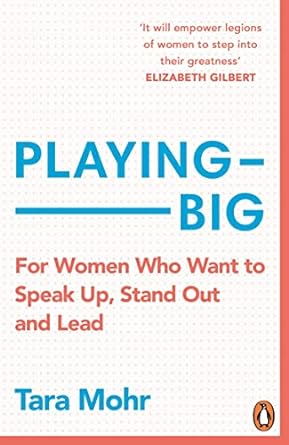 White book cover of Playing Big