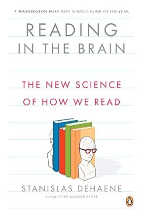 White book cover of Reading in the Brain